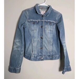 Abercrombie & Fitch Authentic Vintage Jean Jacket Size XL Medium Wash Denim